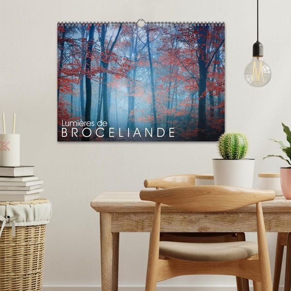 Produktbild: Lumi&egrave;res de Broc&eacute;liande (Calendrier mural 2026 DIN A3 vertical), CALVENDO calendrier mensuel