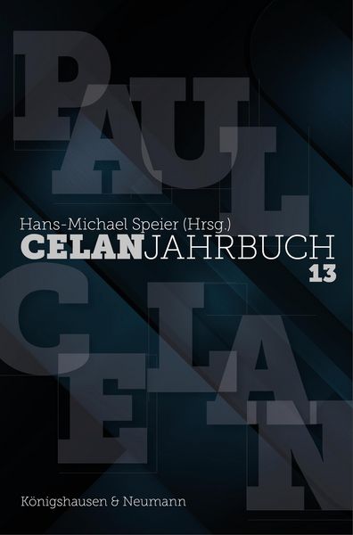 Produktbild: Celan-Jahrbuch