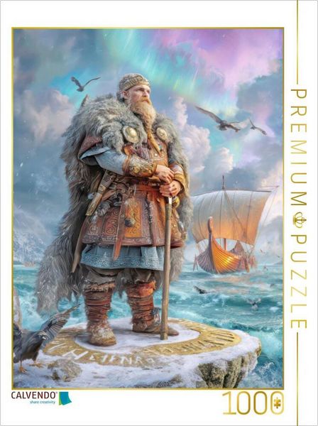 CALVENDO Puzzle Wikinger Fantasiemotive | 1000 Teile Lege-Größe 64x48cm Foto-Puzzle für glückliche Stunden