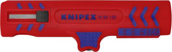Produktbild: Knipex 16 85 125 SB Kabelentmanteler Geeignet f&uuml;r Rundkabel, Feuchtraumkabel 8 bis 13 mm 0.2 bis 4.0 mm&sup2;
