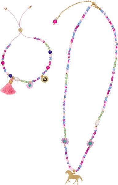 Produktbild: Schmuckset (Kette & Armband) - Pferdefreunde