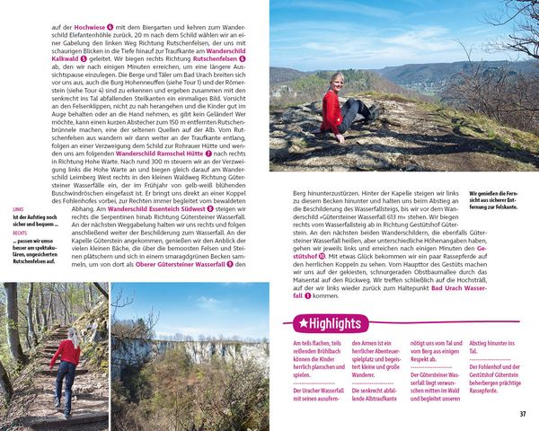 Produktbild: ROTHER Wanderbuch ErlebnisWandern mit Kindern Schw&auml;bische Alb West: