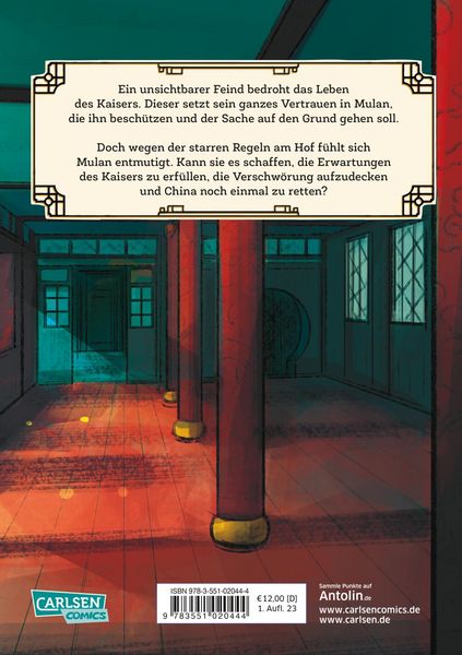 Produktbild: Disney Adventure Journals: Mulan und der geheimnisvolle Palast