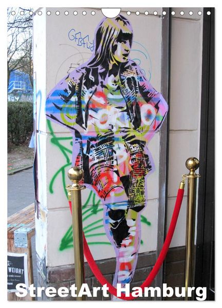 Produktbild: Hamburg StreetArt (Wandkalender 2026 DIN A4 hoch), CALVENDO Monatskalender