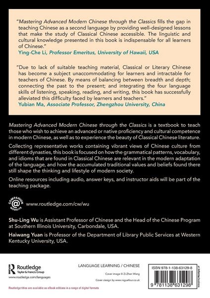 Produktbild: Mastering Advanced Modern Chinese through the Classics