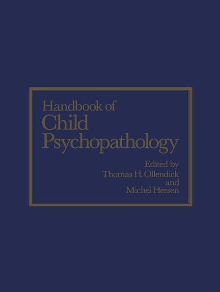 Produktbild: Handbook of Child Psychopathology