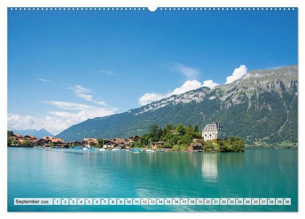 Produktbild: Der Brienzersee - Im Herzen des Berner Oberlandes (hochwertiger Premium Wandkalender 2026 DIN A2 quer), Kunstdruck in Hochglanz
