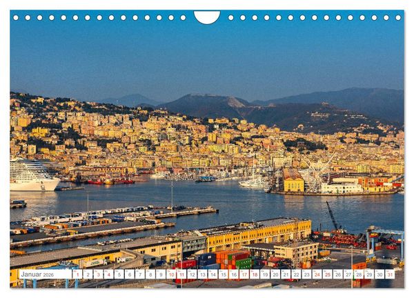 Produktbild: Genua - Die facettenreiche Sch&ouml;nheit (Wandkalender 2026 DIN A4 quer), CALVENDO Monatskalender