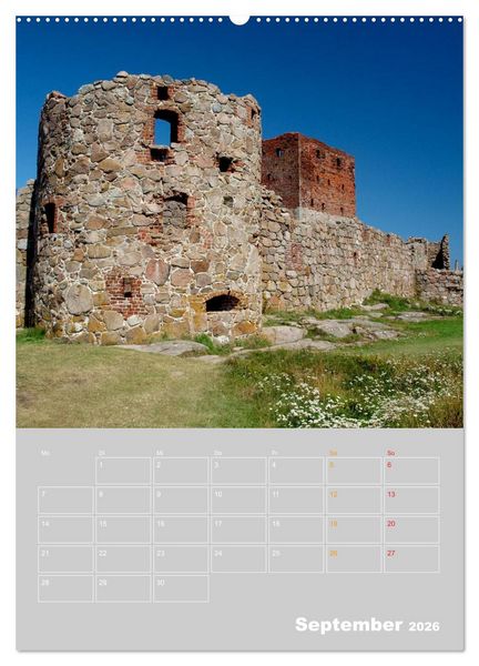 Produktbild: Bornholm - Die Sonneninsel D&auml;nemarks (hochwertiger Premium Wandkalender 2026 DIN A2 hoch), Kunstdruck in Hochglanz