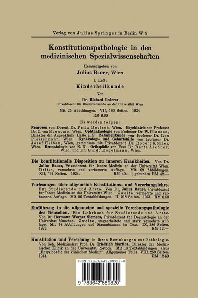 Produktbild: Konstitutionspathologie in der Ohrenheilkunde