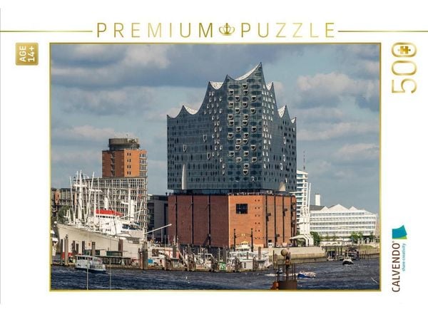 CALVENDO Puzzle Elbphilharmonie Hamburg | 500 Teile Lege-Größe 48 × 36 cm Foto-Puzzle für Erwachsene