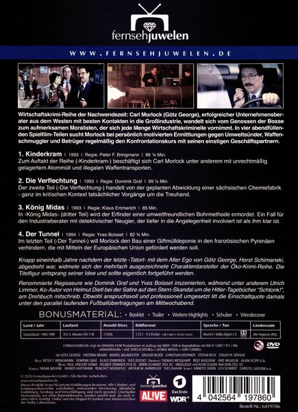 Produktbild: Morlock - Die komplette vierteilige Filmreihe (Fernsehjuwelen) [2 DVDs]