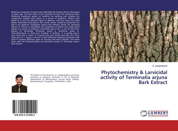 Produktbild: Phytochemistry & Larvicidal activity of Terminalia arjuna Bark Extract