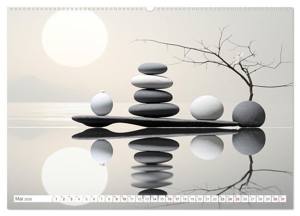 Produktbild: Zen (hochwertiger Premium Wandkalender 2026 DIN A2 quer), Kunstdruck in Hochglanz