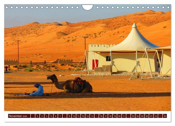 Produktbild: Oman (Wandkalender 2026 DIN A4 quer), CALVENDO Monatskalender