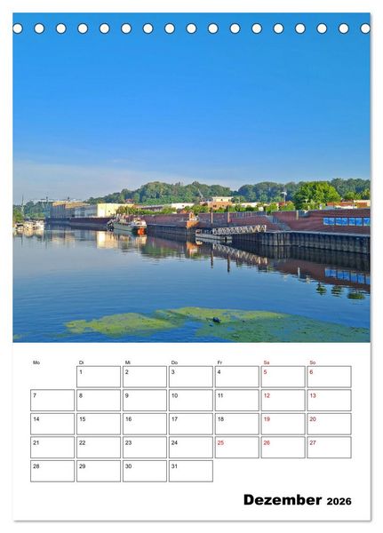 Produktbild: Boizenburg am Elberadweg (Tischkalender 2026 DIN A5 hoch), CALVENDO Monatskalender