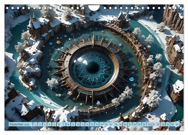 Produktbild: Magische Augen (Wandkalender 2026 DIN A4 quer), CALVENDO Monatskalender