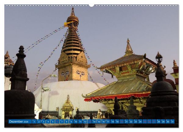 Produktbild: Kalender 2026 der Nepal Kinderhilfe e.V. (Wandkalender 2026 DIN A2 quer), CALVENDO Monatskalender