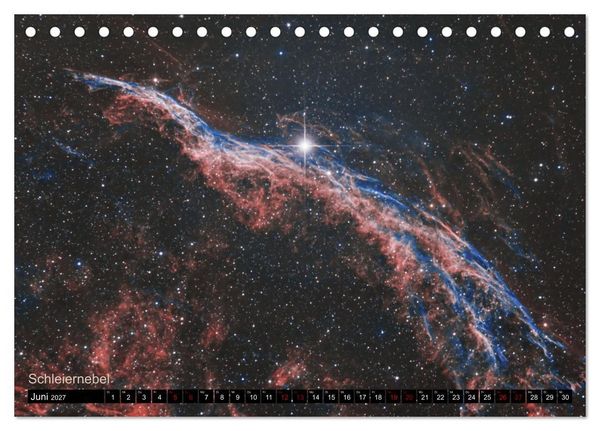 Produktbild: Deep Sky Kalender (Tischkalender 2027 DIN A5 quer), CALVENDO Monatskalender