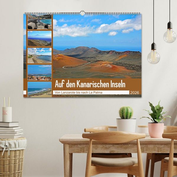 Produktbild: Auf den Kanarischen Inseln (Wandkalender 2026 DIN A2 quer), CALVENDO Monatskalender
