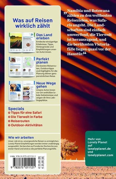 LONELY PLANET Reiseführer Namibia & Botswana