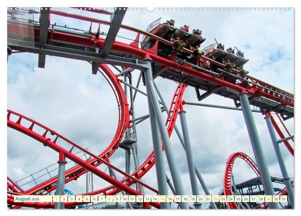 Produktbild: Achterbahn - extrem (Wandkalender 2026 DIN A2 quer), CALVENDO Monatskalender
