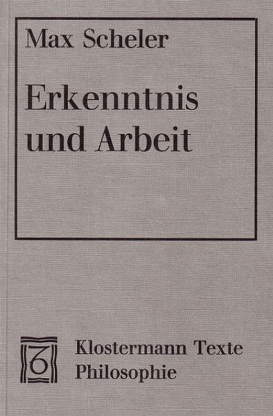 Produktbild: Erkenntnis und Arbeit