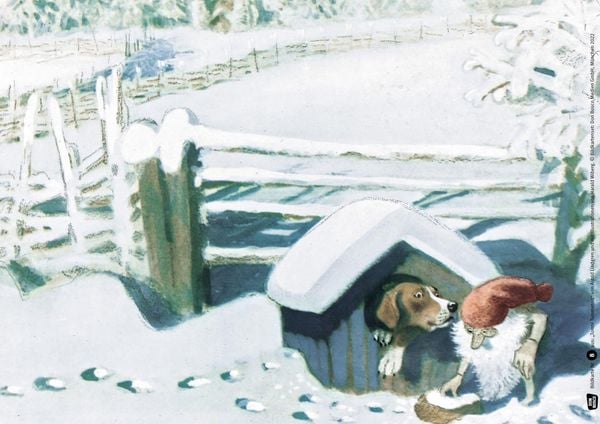 Produktbild: Tomte Tummetott. Kamishibai Bildkartenset