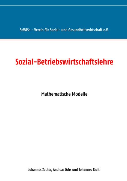 Produktbild: Sozial-Betriebswirtschaftslehre