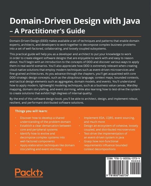 Produktbild: Domain-Driven Design with Java - A Practitioner's Guide