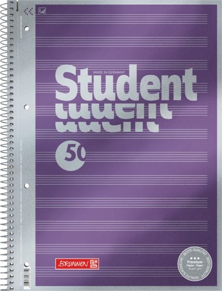Produktbild: Brunnen Collegeblock A4 Noten Premium