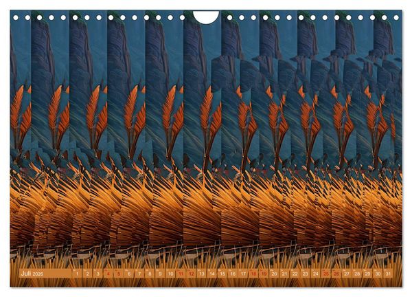 Produktbild: Magische Bilder - fantastische Stereogramme (Wandkalender 2026 DIN A4 quer), CALVENDO Monatskalender