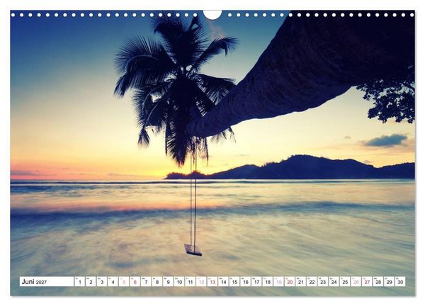Produktbild: Seychellen Strandfeeling (Wandkalender 2027 DIN A3 quer), CALVENDO Monatskalender