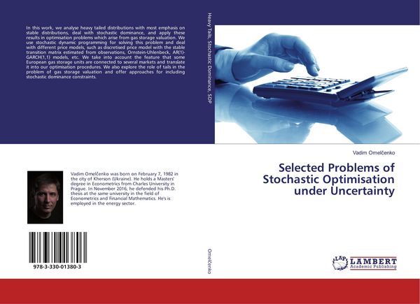 Produktbild: Selected Problems of Stochastic Optimisation under Uncertainty