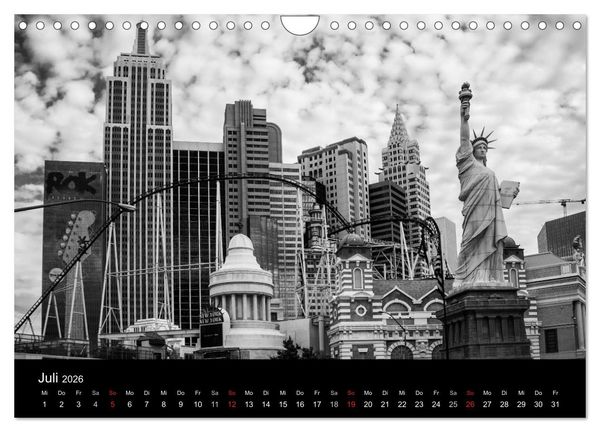 Produktbild: Architektur in Schwarz-Wei&szlig; (Wandkalender 2026 DIN A4 quer), CALVENDO Monatskalender