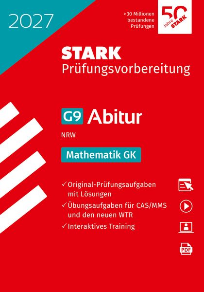 Produktbild: STARK Mathematik GK - Abitur 2027 NRW - Pr&uuml;fungsvorbereitung