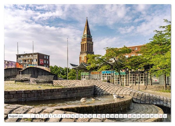 Produktbild: Schleswig Holstein - Landeshauptstadt Kiel (hochwertiger Premium Wandkalender 2026 DIN A2 quer), Kunstdruck in Hochglanz