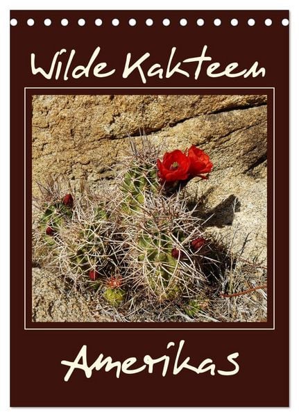 Produktbild: Wilde Kakteen Amerikas (Tischkalender 2026 DIN A5 hoch), CALVENDO Monatskalender