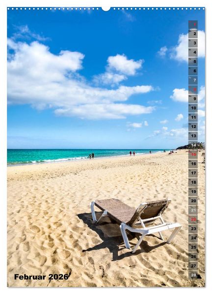 Produktbild: FUERTEVENTURA S&uuml;dsee-Flair (hochwertiger Premium Wandkalender 2026 DIN A2 hoch), Kunstdruck in Hochglanz