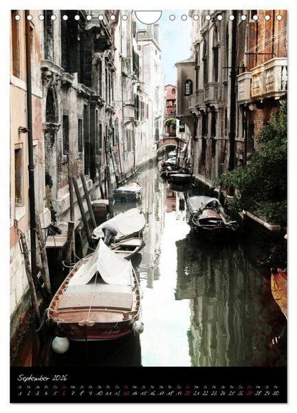 Produktbild: Venezia 2026 Stadt der Tr&auml;ume (Wandkalender 2026 DIN A4 hoch), CALVENDO Monatskalender
