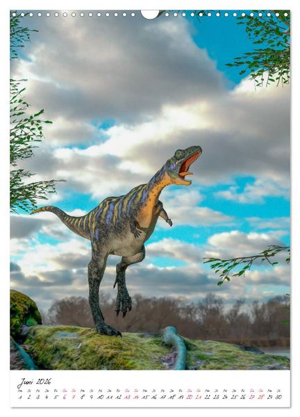 Produktbild: Dinosaurier aus der Vergangenheit (Wandkalender 2026 DIN A3 hoch), CALVENDO Monatskalender