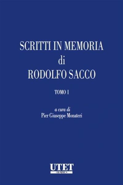 Produktbild: Scritti in onore di Rodolfo Sacco