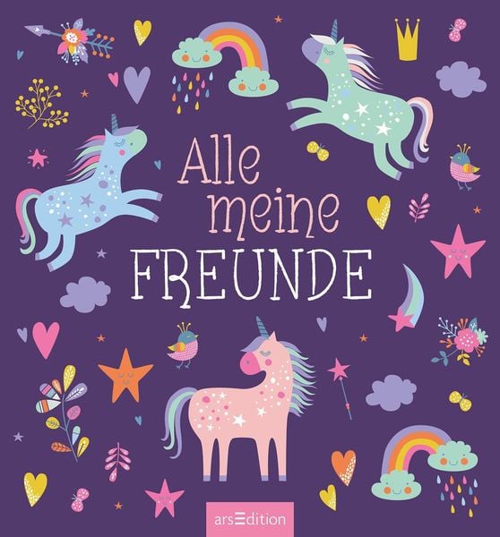 Alle meine Freunde – Einhorn ¦ Mit über 300 Stickern