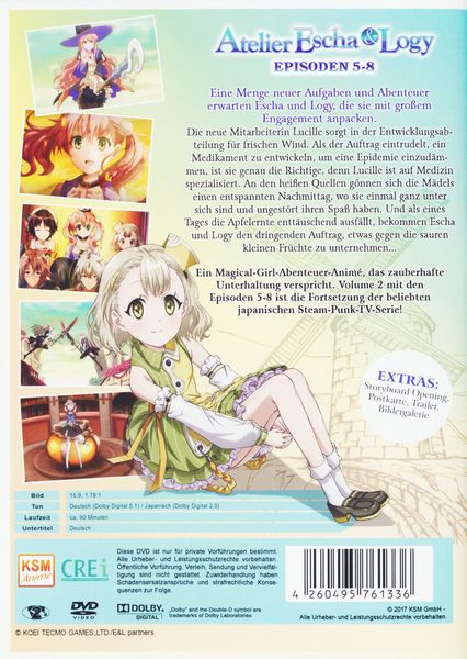 Produktbild: Atelier Escha & Logy - Alchemists of the dusk sky - Volume 2/Episode 05-08