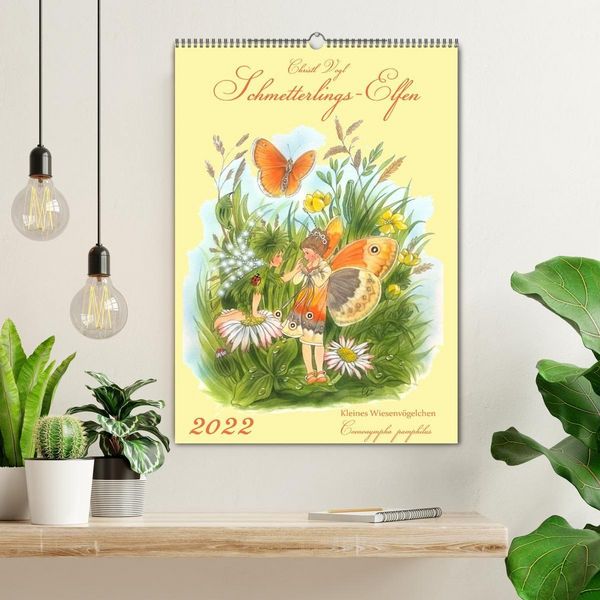 Produktbild: Schmetterlings-Elfen (Wandkalender 2027 DIN A2 hoch), CALVENDO Monatskalender