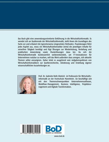 Produktbild: Grundlagen und Methoden der Wirtschaftsinformatik