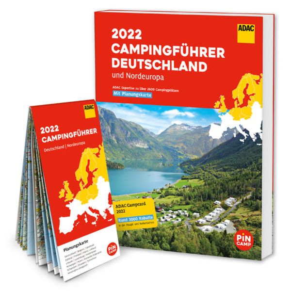 ADAC Campingführer Deutschland/Nordeuropa 2022, Taschenbuch von , ADAC Reiseführer ein Imprint von GRÄFE UND UNZER Verlag GmbH, 978-3-95689-940-9