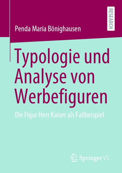 Produktbild: Typologie und Analyse von Werbefiguren