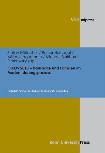 Produktbild: OIKOS 2010 &ndash; Haushalte und Familien im Modernisierungsprozess