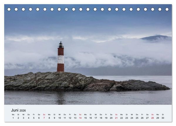 Produktbild: Feuerland - Am Puls der Wildnis (Tischkalender 2026 DIN A5 quer), CALVENDO Monatskalender
